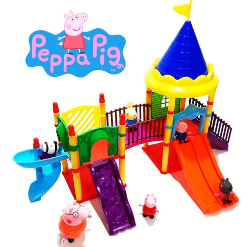 Peppa Pig Set 6 Muñecos Familia Y Abuelos Articulados C/caja 5