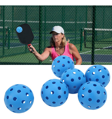 Conjunto De Bolas De Picleball De Treinamento Com 6 Peças De 3