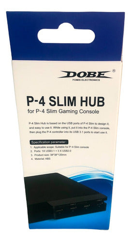 Multiplicador Hub Usb Para Ps4 Slim Dobe 4 Puertos Tp4-821 4