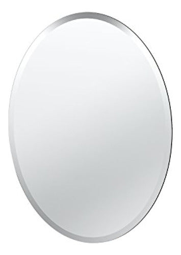 Gatco 1800 Flush Mount Frame Frame Oval Mirror 0