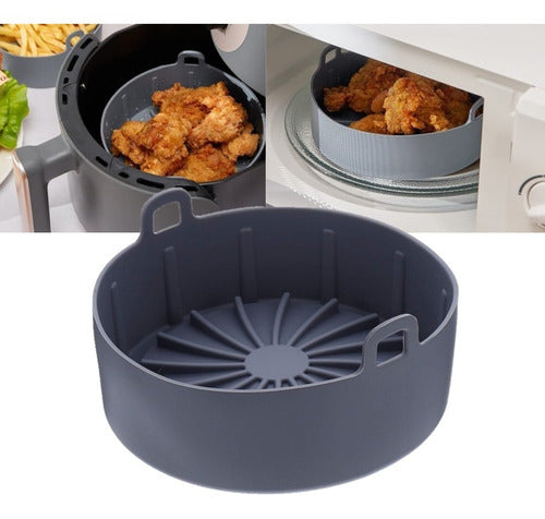 Everest Silicone Fryer Basket for Oil-Free Cooking, 19cm Diameter 7