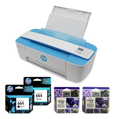 HP Advantage 3775 WiFi Multifunction Printer + 4 Cartridges 0