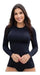 Women's Thermal T-shirt with Fleece Winter Gym Yoga Fit 0