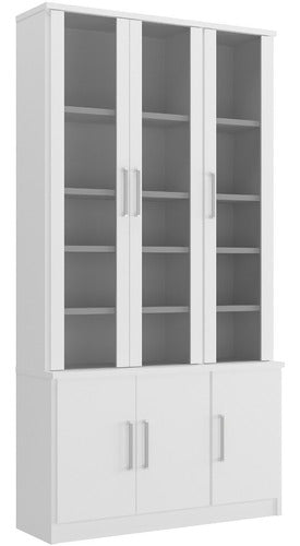 Punto Union Elegant Glass-Door Library - 117x223x39 - Model 12801282 3