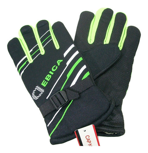 APOLO OUTDOOR Motorcycle Gloves with Polar Lining and Non-Slip Palm 3