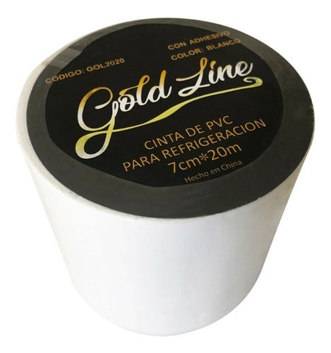 Gold Line White PVC Adhesive Tape for Refrigeration 1