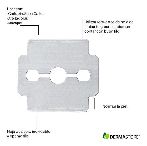 Superly X10 Replacement Blades for Callus Remover Garlopín 4