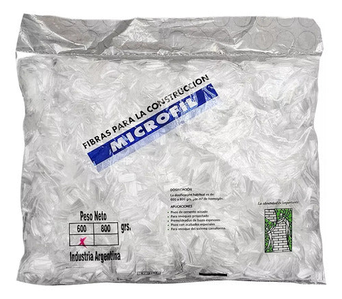 Fibras Para Hormigón Refuerzo Nylon Polipropileno Bolsa 600g 0