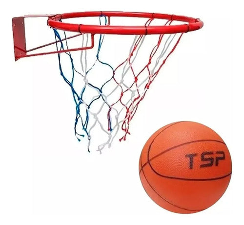 Popeye Tienda Aro De Basquet Con Red Numero 5 Infantil Basket + Pelota 0