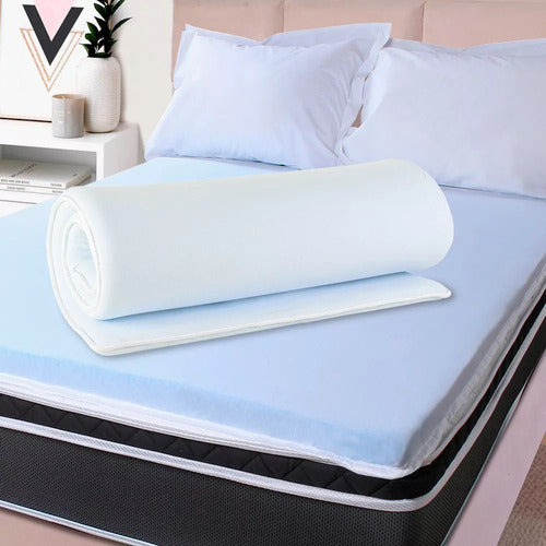 FA Maringá Viscoelastic Pillow Top Mattress Pad 138x188 x 7cm 0