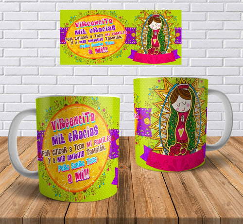 Imprimi Kits Plantillas Sublimar Tazas Virgencitas Porfis Diseños #T145 3