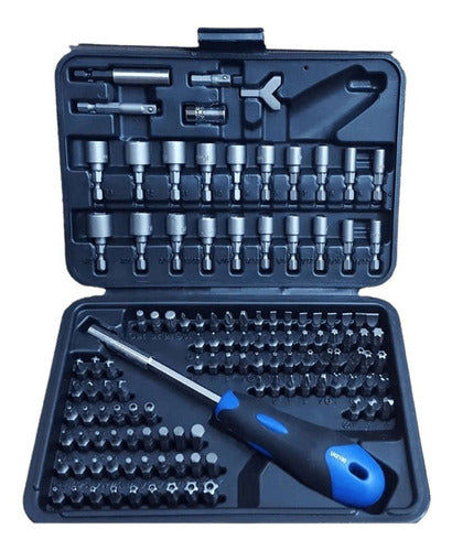 122-Piece Interchangeable Bits Set with Magnetic Adapter Socket 6