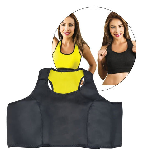 Fitness Top Dama Neopreno XXL F672-2 0