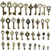 Yuntop 40 Pcs Mixed Skeleton Keys in Antique Style Bronze 0