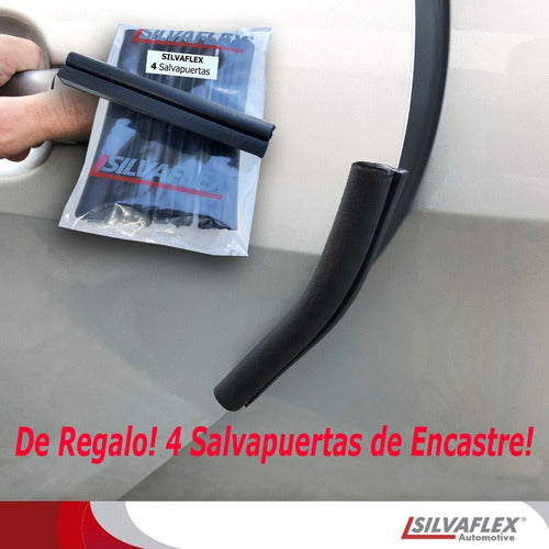 Burletes Kit 4 Puertas + Baul Vw Gol Country 98/12 Silvaflex 2