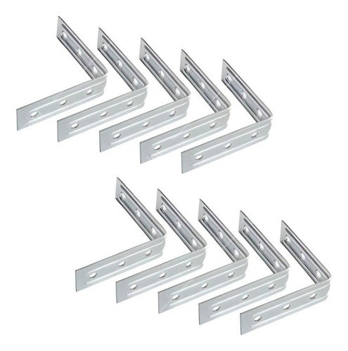 Mercado Herrajes Reinforced Angle Bracket 51x51 x 12 Units 0