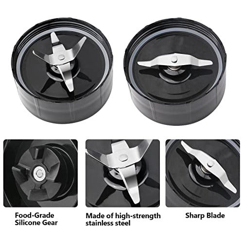 Haffy 2 Blades for Magic Bullet Blender Mb1001 Mod: Mono/Cruz 1