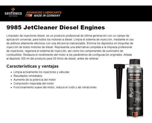 Senfineco Diesel Injector Cleaner 9985 No Common Rail Nolin 1