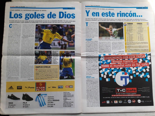 Revista El Gráfico Diario Del Mundial Nº 29 Junio 1998 - Arg 5