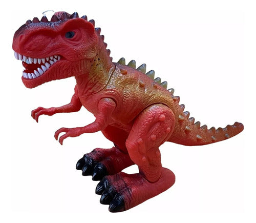 Battery-Powered Dinosaur with Light, Sound, and Walking Motion - Perfect Gift 0