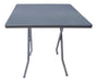 Square Steel Table with 75cm Plastic Top 3