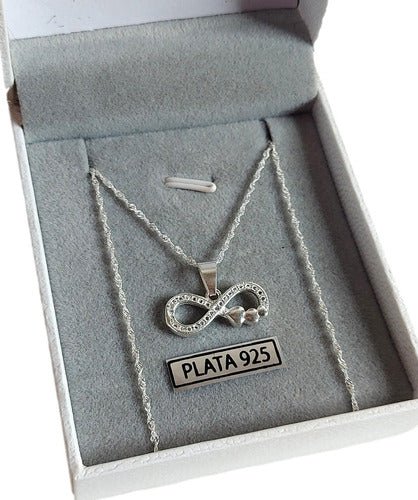 Joyas Letizia Infinite Love Pendant Chain 925 Silver 5