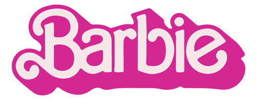 Barbie Logo Self-Adhesive Sticker 50x20cm | Durable Vinyl Decals 0