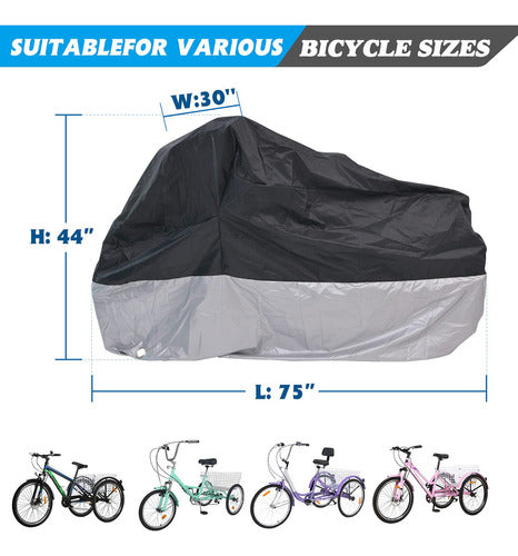 MOPHOTO Adult Bicycle Cover for Outdoors Storage 1