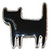 Zamak Decorative Magnet - Cat - Black (Pack of 12) 0