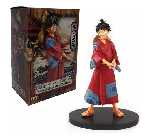 Figura Monkey D Luffy En Wano - One Piece 16cm Anime Colecci 0