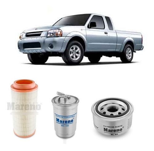 Mareno Kit Todos Los Filtros Nissan Frontier Xterra 2.8 Mwm 0