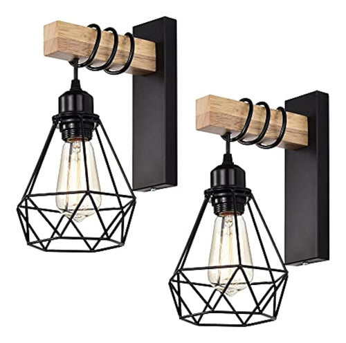 Cottage Life Wall Farm Sconces - Set of Two 0