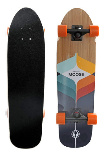 Mini Cruiser Maple Moose Longboard 0