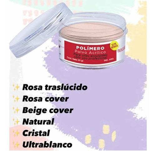 Las Varano Polymer Powder for Sculpted Nails 2