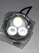 Farol Auxiliar 3 Led Redondo C/lupa Riccia Motos 0