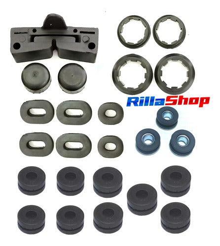 Coxim Borrachas Kit Coxins Honda Cg 125 Ml Turuna 125 77/82 0