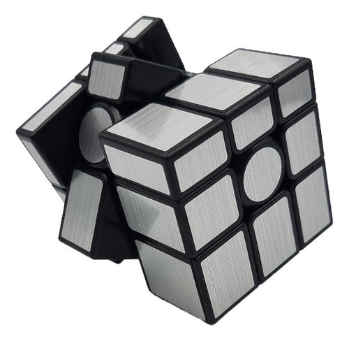 Magic Cube Mirror Silver 3x3x3 Liso Metalizado Tipo Rubik 2