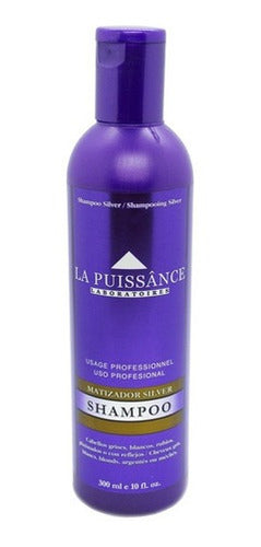 La Puissance Kit Silver Matizador Shampoo + Máscara Rubios 1