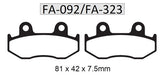 AFT - H&D Pastillas De Freno FA323 Yamaha Yfz 450 Trasera Spot Moto 2