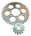 Transmission Chain and Sprocket Set for Gilera Ac4 250 40/14 Step 520 0