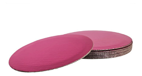 ALPRIN Fuchsia Cake Base Discs 10cm x 40 Units 2