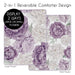 Sweet Jojo Designs Lavanda Púrpura Boho Shabby Chic Floral N 1