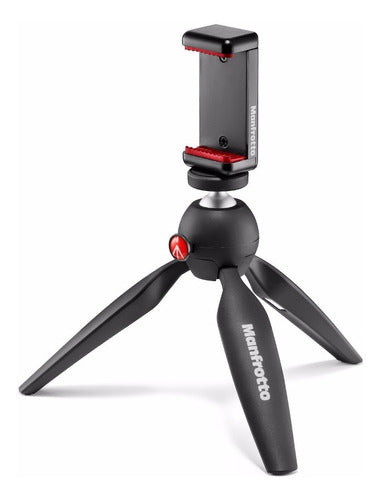 Manfrotto Pixi Tripod + MClamp Smartphone Holder 0