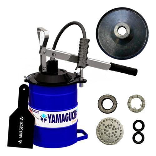 Bomba De Graxa Yamaguchi 7kg Com Disco Raspador + Kit Reparo 0