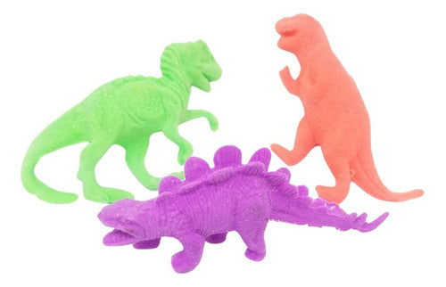 Dinosaurios Grandes X 40 Crecen En Agua Souvenir Biogel Rex 1