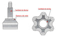 Homocinetica Renault Scenic 2.0 2001-2012 23d/25e. L/r 4