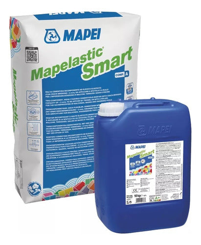 Mapei Mapelastic Smart Juego 30 Kg Mortero Impermeabilizante 0