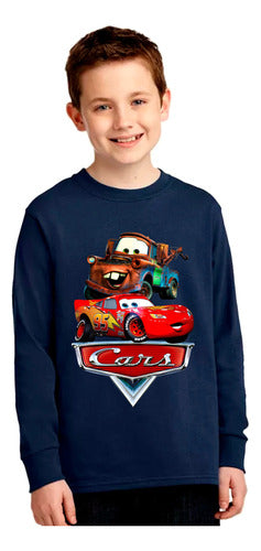 Maritershop Long Sleeve T-Shirt Cars Lightning McQueen - 3 Designs 0