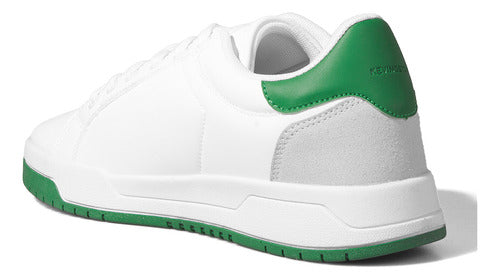 Kevingston Johny White Green Sneakers for Men 2