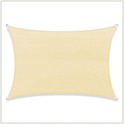 Tecsys Toldo Vela P/ Sombra Viento C/ UV - 4*9 Rectangulo Beige 3